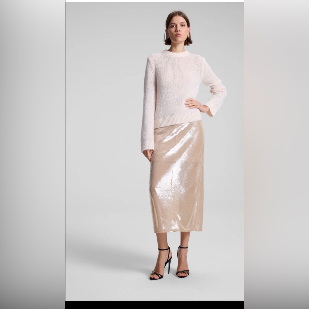 A.L.C. Monroe Soft Sequin Skirt